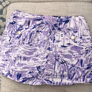Lilly Pulitzer lavender skort